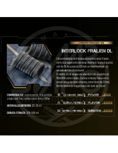 Interlock Fralien DL ID 2.5 mm 0.14 ohm - Breakill's Alien Lab (Limited Edition)