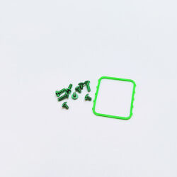 Set Viti e guarnizione Boro per Billet Box colore Verde