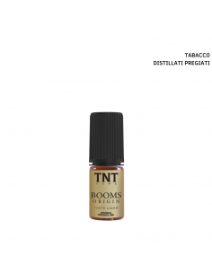 BOOMS Origin TNT Vape aroma concentrato 10ml al gusto di Tabacco Distillati pregiati