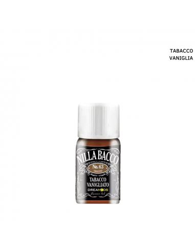 Nilla Bacco No. 63 di Dreamods in versione aroma concentrato 10ml al gusto di Tabacco Vaniglia