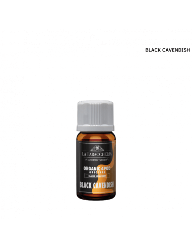 BLACK CAVENDISH Organic 4Pod Single Leaf La Tabaccheria aroma concentrato 10ml al gusto di Tabacco Black Cavendish