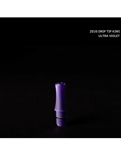 Zeus Drip Tip per Kiwi Vapor Officine Svapo colore Ultra Violet