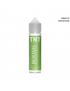 Booms Pistacchio di TNT Vape in versione Scomposto 20ml al gusto di Tabacco Pistacchio