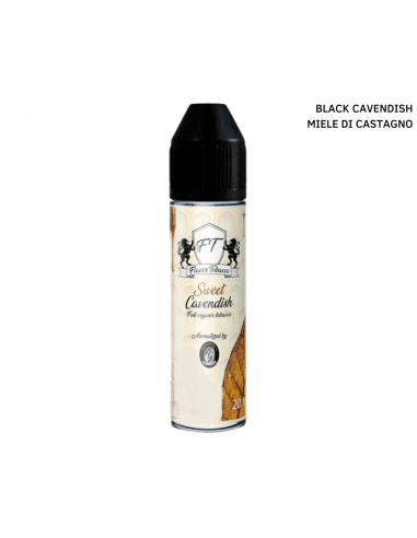 Sweet Cavendish di Angolo Della Guancia in versione scomposto 20ml al gusto di Black Cavendish Miele di Castagno