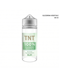Glicerina Vegetale 40 ml in bottiglia da 120 ml TNT Vape