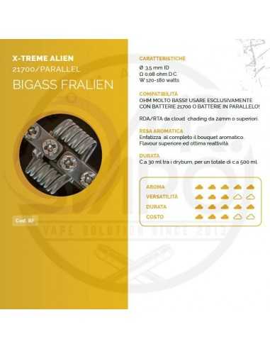 Coil BIGASS FRALIEN ID 3,5mm 0.08 ohm - Breakill's Alien Lab (X-Treme)