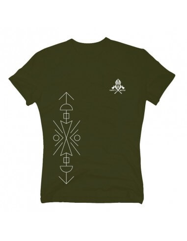 T-Shirt S.R.I. verde militare - Vaper's Mood (Size S)