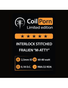 Interlock Stitched Fralien M-ATTY ID 2,5mm 0.18 ohm -...