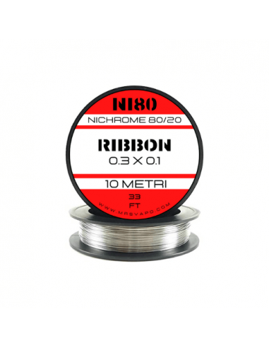 Filo NI80 0.3 x 0.1 mm - RIBBON (10 metri)